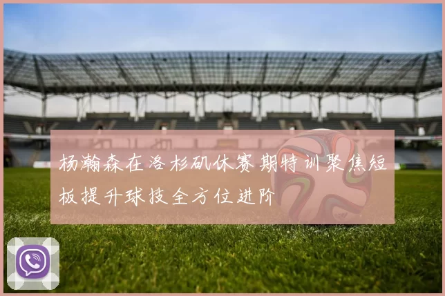 杨瀚森在洛杉矶休赛期特训聚焦短板提升球技全方位进阶